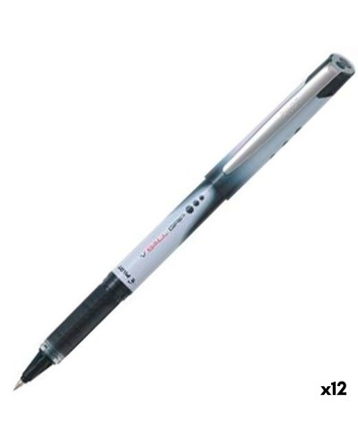 stylo à encre liquide Pilot V-BALL 7 GRIP Noir 0,7 mm (12 Unités)
