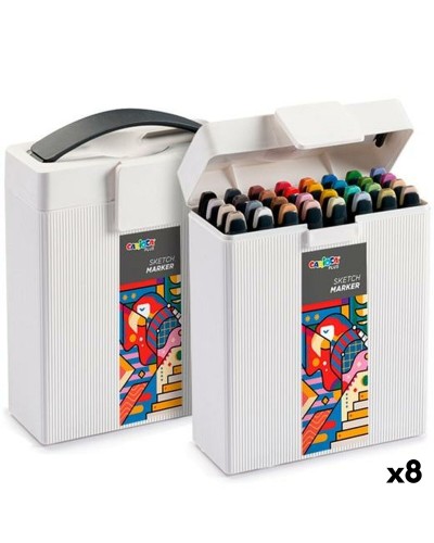 Tuschpennor Carioca PLUS SKETCH MARKER Multicolour 32 Delar (8 antal)