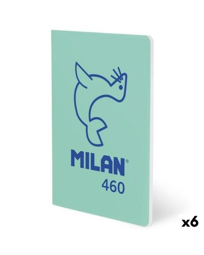 Anteckningsbok Milan Grön A5 24 Blad (6 antal)