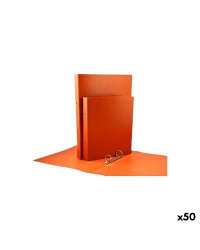 Reliure à anneaux Mariola Marron 1/4 (50 Unités)