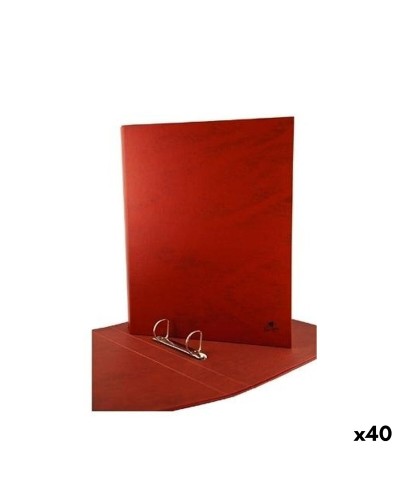 Carpeta de anillas Mariola Marrón Folio 34 x 26 x 4 cm (40 unidades)