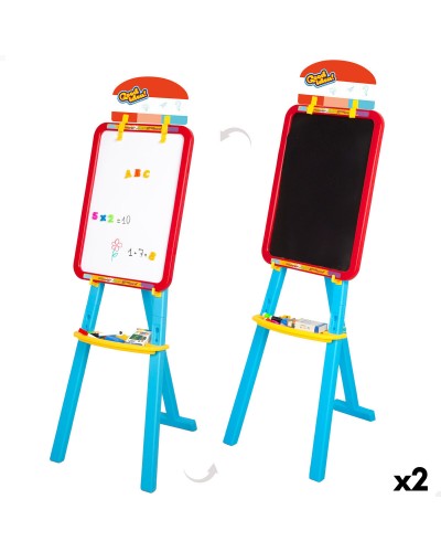 Double-sided Slate Colorbaby 36 x 115 x 42 cm 2 Units