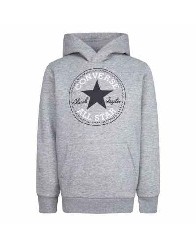 Kinderhoodie Converse Chuck Taylor Patch Core Lichtgrijs