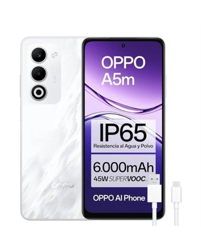 Smartphone Oppo A5M WHITE 6,67" Octa Core 8 GB RAM 256 GB White