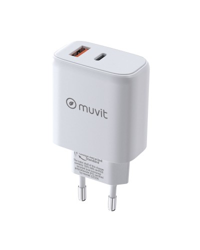 Caricabatterie da Parete Muvit for Change MCD356 Bianco 18 W 45 W