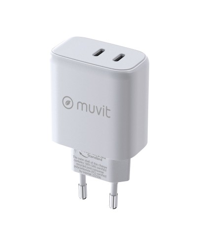 Cargador de Pared Muvit for Change HC-175 Blanco 20 W 45 W