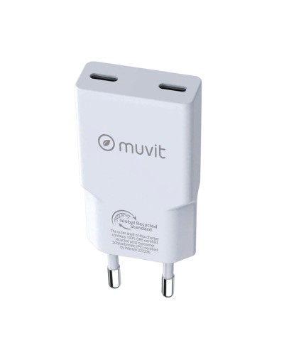 Ladegerät fürs Auto Muvit for Change HC-263C Weiß 30 W