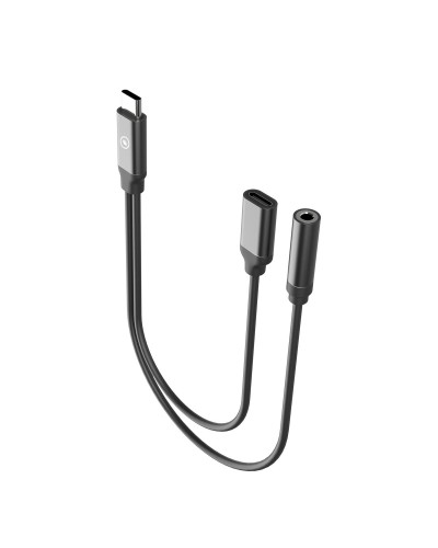 Adaptateur Audio Jack Muvit for Change Noir