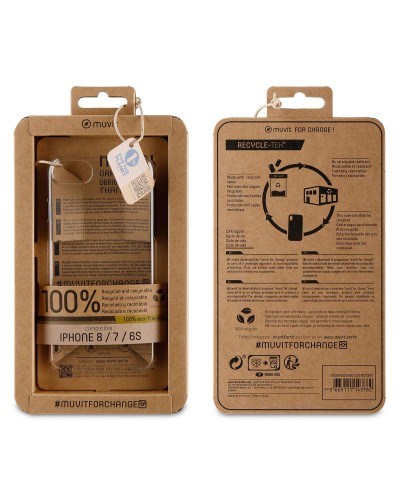 Housse pour Tablette Muvit Noir Transparent