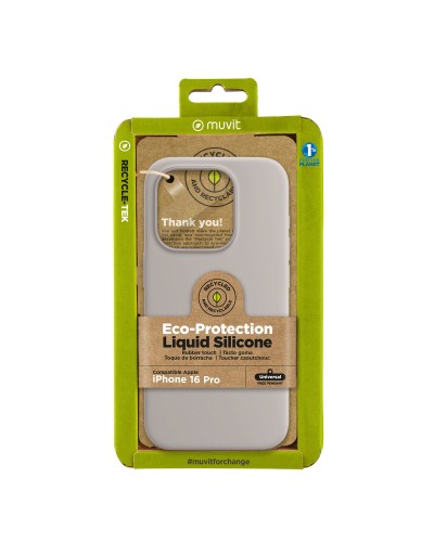 Mobile cover Muvit for Change iPhone 16 Pro Nude