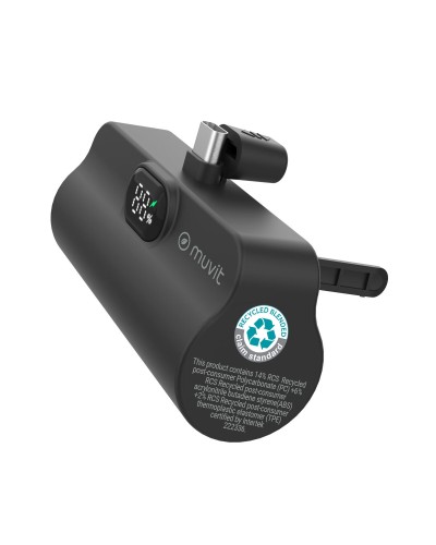 Powerbank Muvit for Change DP53D-R-PD Noir 5000 mAh