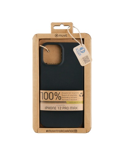 Protection pour téléphone portable Muvit for Change iPhone 12 Pro Max Noir iPhone 12 Pro Max