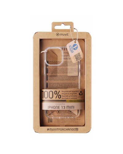 Telefoonhoes Muvit for Change iPhone 13 Mini Zwart iPhone 13 Mini