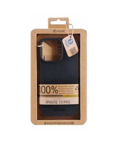 Mobile cover Muvit for Change iPhone 13 Pro Black