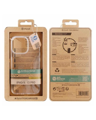 Protection pour téléphone portable Muvit iPhone 13 Pro Transparent iPhone 13 Pro