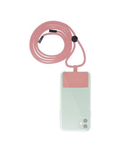 Mobile Phone Lanyard Muvit for Change Pink