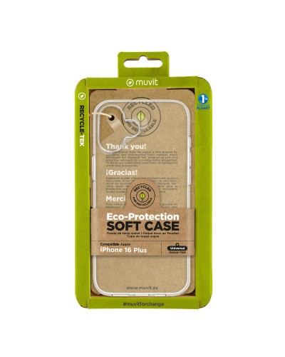 Funda para Móvil Muvit for Change iPhone 16 Plus