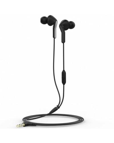 Headphones with Microphone Muvit E57 Black