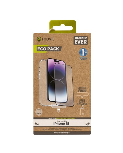 Housse et Protecteur pour Téléphone Portable Muvit for Change iPhone 15 iPhone 15