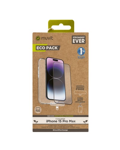 Mobile Case and Protector Muvit for Change iPhone 15 Pro Max