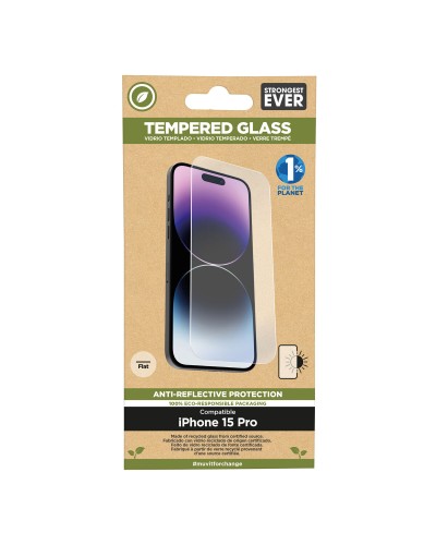 Bildschirmschutz fürs Handy Muvit for Change iPhone 15 Pro