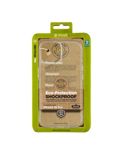 Mobile cover Muvit for Change iPhone 16 Pro