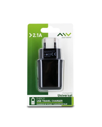 Wandladegerät Myway Schwarz 10 W