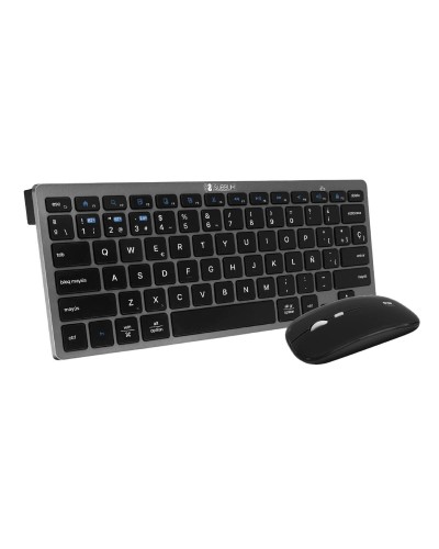 clavier et souris Subblim SUBKBC-OCO020 Noir Gris (2 Unités)