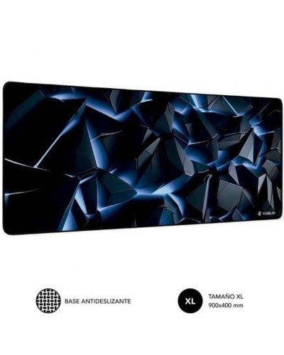 Mouse Mat Subblim SUBMP-01PUW06 Blue Black