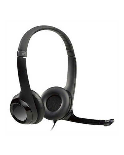 Casques avec Microphone Logitech 981-000406 Noir