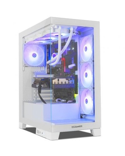 Caja Semitorre ATX Nox-Xtreme NXHUMMERGLOCKWH Blanco