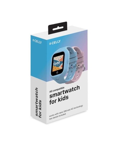 Smartwatch pour enfants Celly KIDSWATCH4G 1,4" Noir