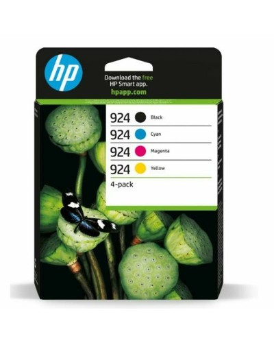 Cartouche d'encre originale HP 4S6W3NE Multicouleur Magenta 4 Pièces (4 Unités)