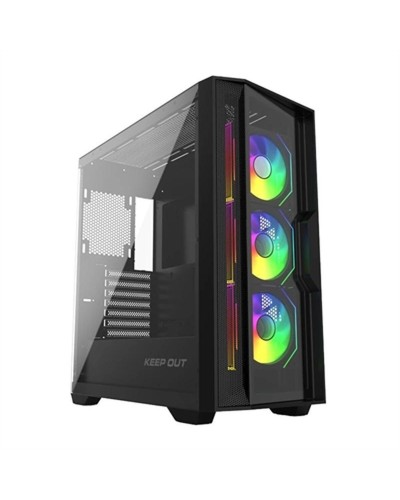 ATX semi-tornikotelo KEEP OUT KO XC-500 Musta