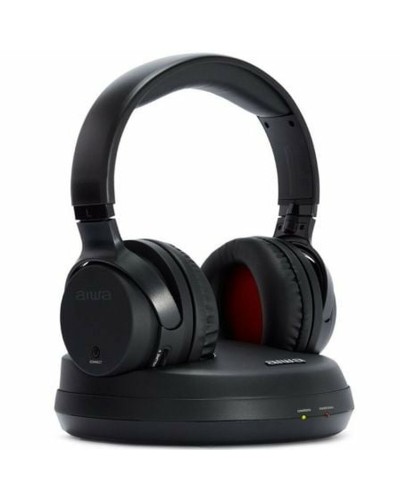 Hörlurar Aiwa WHF-930D Svart Trådlös Bluetooth 40 Hz