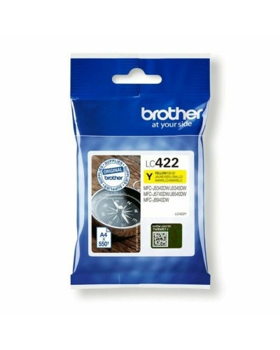 Cartouche d'encre originale Brother LC422Y Jaune