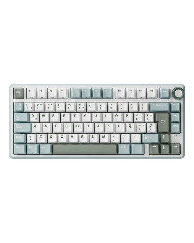 Teclado Royal Kludge R75 Plateado RGB