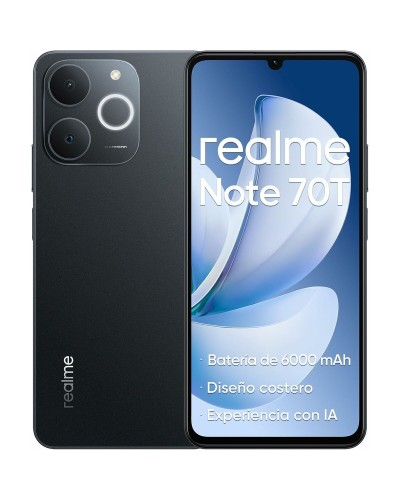 Smartphone Realme NOTE 70T 4 GB RAM 256 GB 6,74" Unisoc Zwart