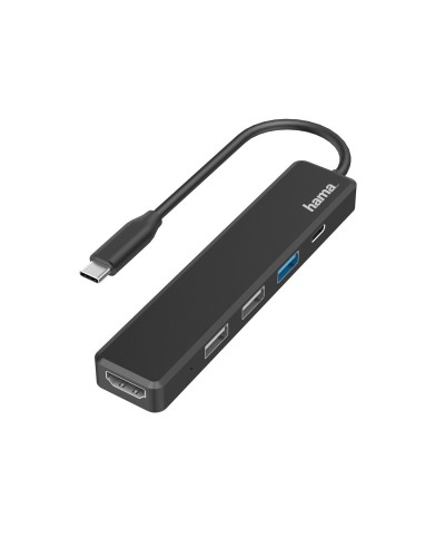 Hub USB Hama 00200117 Nero 60 W