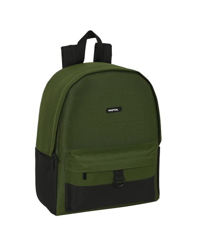 Laptop Backpack Safta Dark Forest Black Green 31 x 40 x 16 cm
