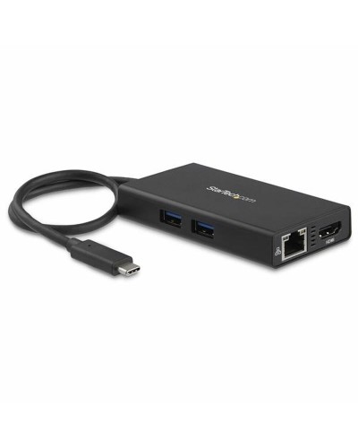 Hub USB Startech DKT30CHPD Schwarz 60 W
