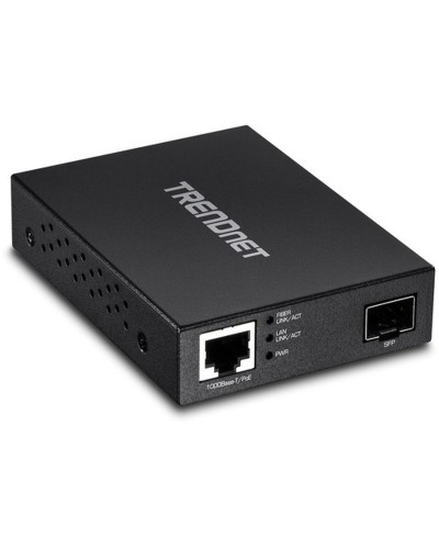 Conversor/Adaptador Trendnet TFC-PGSFP Negro