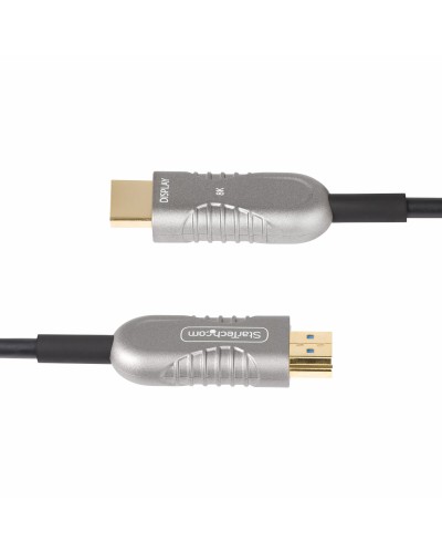 HDMI-kaapeli Startech 8K-A-50F-HDMI-CABLE Musta Hopeinen 15,2 m