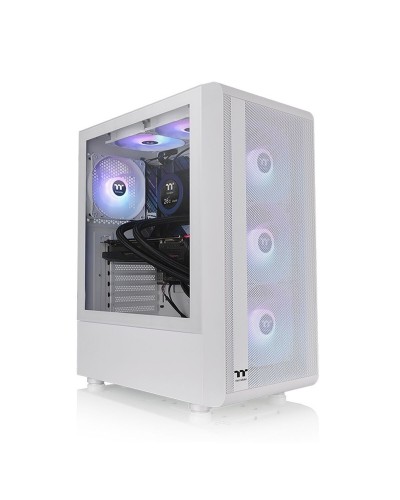 Case computer desktop ATX THERMALTAKE S200 TG ARGB Bianco