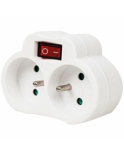 2-voudige Stekkerdoos met Schakelaar GAO 3680 W