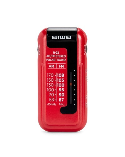 Radio Portatile Aiwa R22RD ROJO Rosso AM/FM