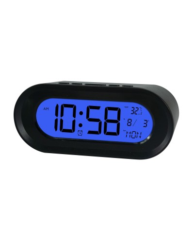 Clock-Radio ELBE RD700 Black Thermometer