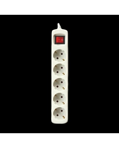 Förgreningslist 5 Tomas med Brytare Silver Electronics 9635 (1,5 m)