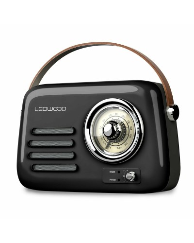 Radio Transistor Ledwood ALMA NEGRO Nero 30 W