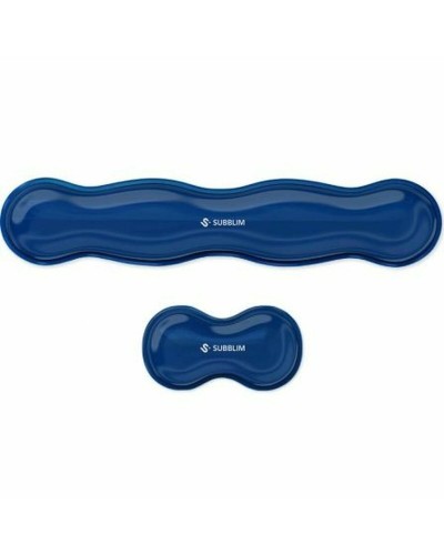 Poggiapolsi per Tastiera Subblim SUBMP04E060 Azzurro
